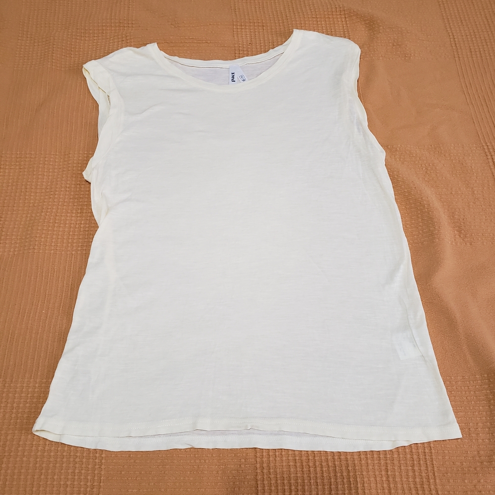 Pact Women's Muscle Tee - Butter Yellow